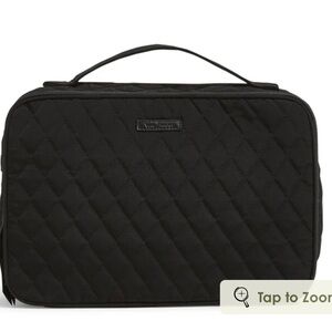 Vera Bradley Black Quilted Travel Case